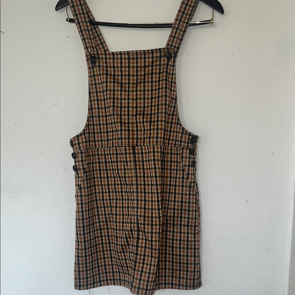 Plaid Brown Women's dress
